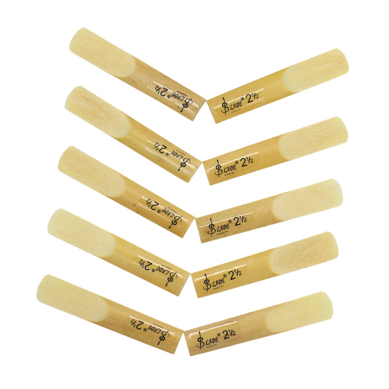 SUPVOX 20pezzi Ance Per Saxofono Accessori Bamboo Di Alta Qualità Con Scatola Di Conservazione Ottimo Suono e Design Pratico