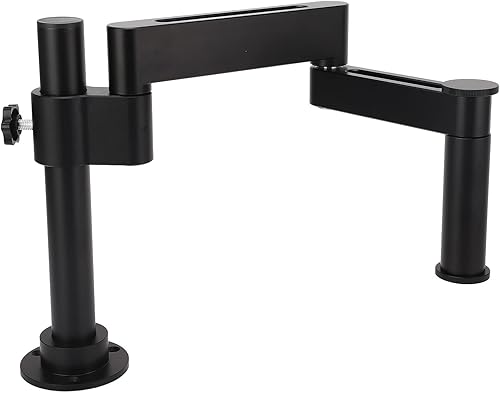 Miniatura 1 de Soporte articulado del brazo del microscopio Brazo giratorio del soporte del microscopio de la aleación de aluminio de 360 grados para los