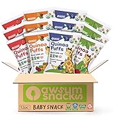 Awsum Snacks Variety Baby Puffs - Happy Healthy Baby Snack - Natural Plant Based Puffed Snacks - ...