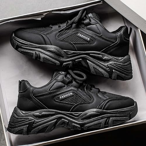 Comfortable Casual dad Shoes Men's Thick Soled mesh Breathable Sports Shoes2