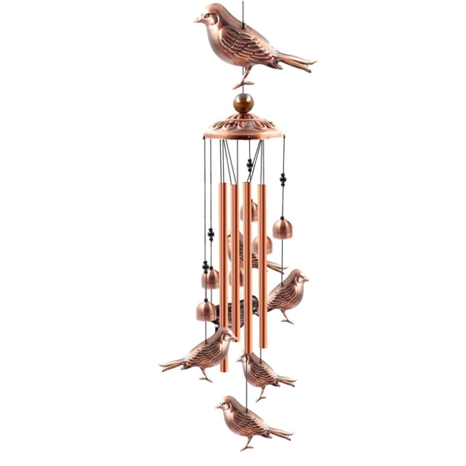 Carillon éolien extérieur pour créer une ambiance musicale zen sur votre terrasse