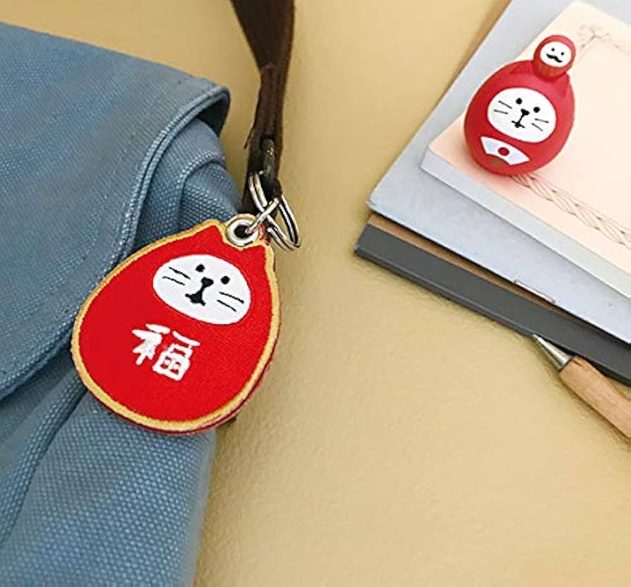 ❤️福を呼ぶだるまさん　ミニショルダーバック、招福招き猫フルオープンポーチ 楽天市場】黒猫 ストラップ 猫ストラップ ねこキーホルダー 携帯