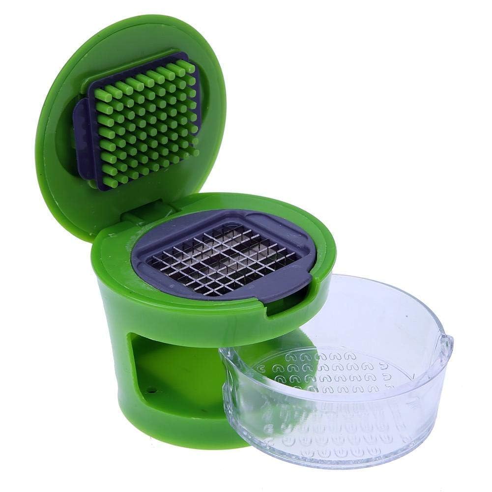 Manual Garlic Chopper Crusher Cutter with Hand Press Design | Mini Garlic Mincer Slicer Tool for Kitchen Cooking Food Preparation | Compact Garlic Crusher Vegetable Chopper Tool for Home Use-picture-32