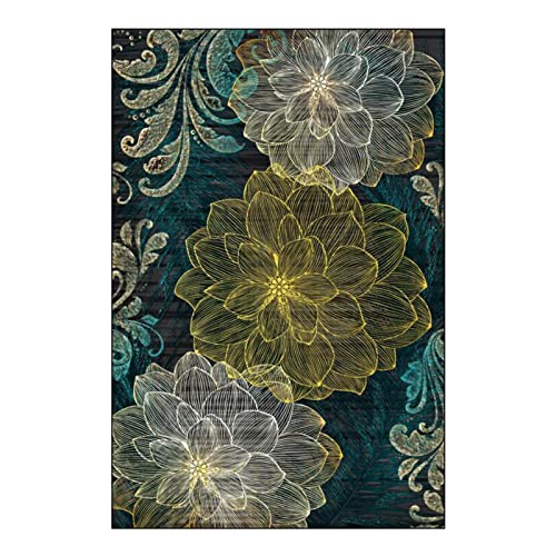 Rururug Rechteckig Teppich Moderner Läufer Orientteppich Kurzflor Flur Schlafzimmer Küche...