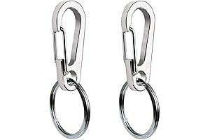 2 Pack Dog Tag Clips, Stainless Steel Heavy Duty Quick Clips Pet...