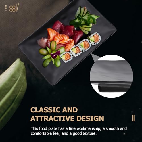 Plato rectangular reutilizable para sushi 2 pcs miniatura 6