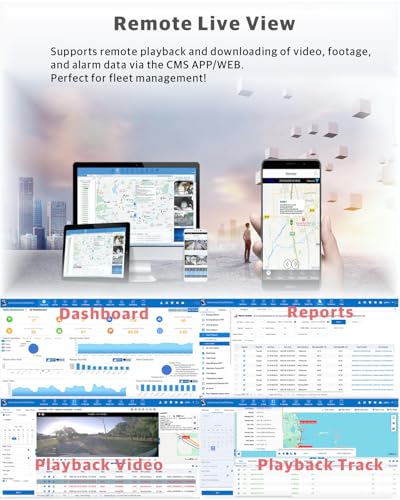 Image of H.264 /H.265 4G GPS WiFi Mobile Network NVR 2K 4MP IP Waterproof Camera System for Bus /Truck Fleet Management PC /APP Remote Real-time Monitor