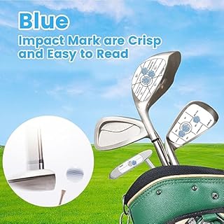 Seticek Professional Golf Impact Tape 150 Pc ｜Self-Teaching Sweet Spot and Consistency Analysis ｜ Improve Golf Swing Accuracy and Distance