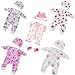 14-18 Inch Baby Doll Clothes 5 Sets Accessories Dress with Hats Socks for New Born 43cm Toy Baby Doll 14-16 Inch/15 Inch/18 Inch/Girl&Boy
