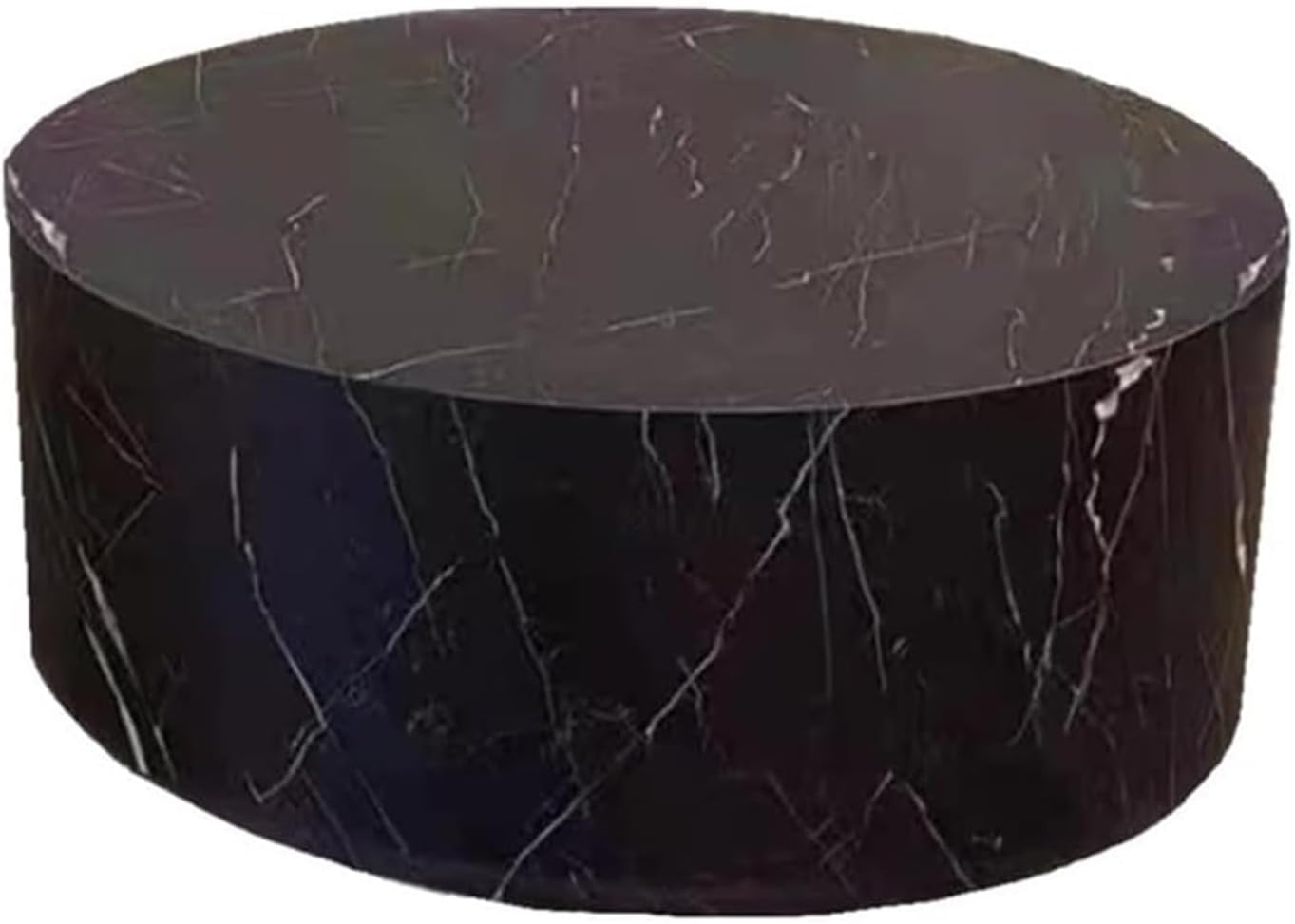 Black Round Pedestal Display Stand - Event Decor Plinth, Clothing Store Risers, Boutique Display for Bridal Shops, Heavy-Duty 40x40cm Load-Bearing Stand