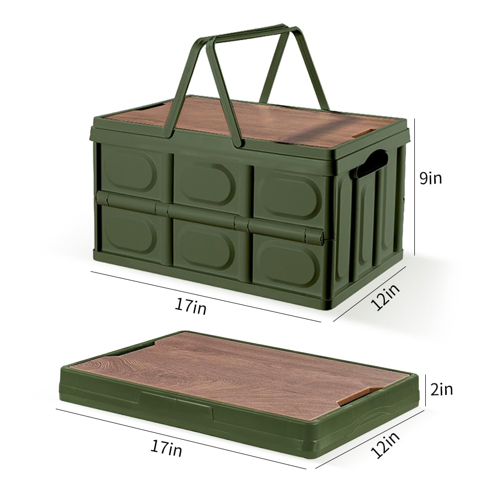 Amazon.com: 2 PCS Collapsible Storage Bins Box with Lids and