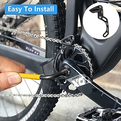 STCRERAG Kettenführung MTB Downhill Fahrrad kettenführung ISCG 05 Vorne Chain Guide Aluminiumlegierung Direct Mount Kettenblatt Kettenschutz mit 2 Schrauben 6 Unterlegscheiben für Vorderzifferblatt - Image 8