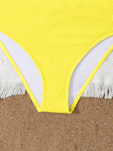 Image of RoseSeek Girl's 2 Piece Padded Bathing Suit Wireless Starfish Swimsuit Spaghetti Strap Vacation Beachwear Set
