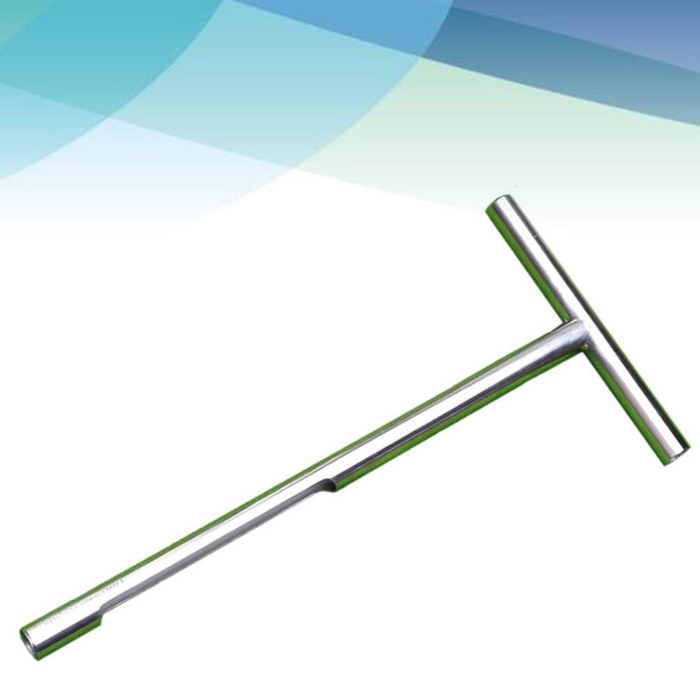 BESPORTBLE Outil D'échantillonnage du Sol Outil Pratique en Acier Inoxydable Léger et Facile à Nettoyer Argenté pour Prélèvement de Sol Extérieur
