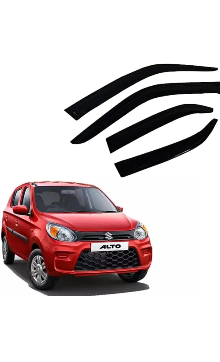 Car Rain Wind Door Visor Non Breakable Deflector for Alto 800 (2015-2019-image-7