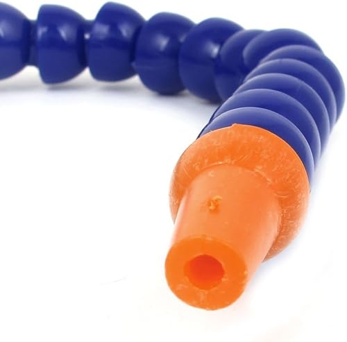 Miniatura 2 de YXQ 38 BSPT 0.630 in ID boquillas redondas rosca flexible agua aceite refrigerante manguera 3 unids 15.7 in longitud