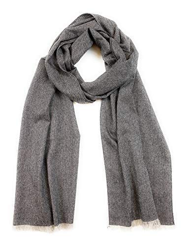 Hickey Freeman 100% Cashmere Woven Scarf (Birdseye)