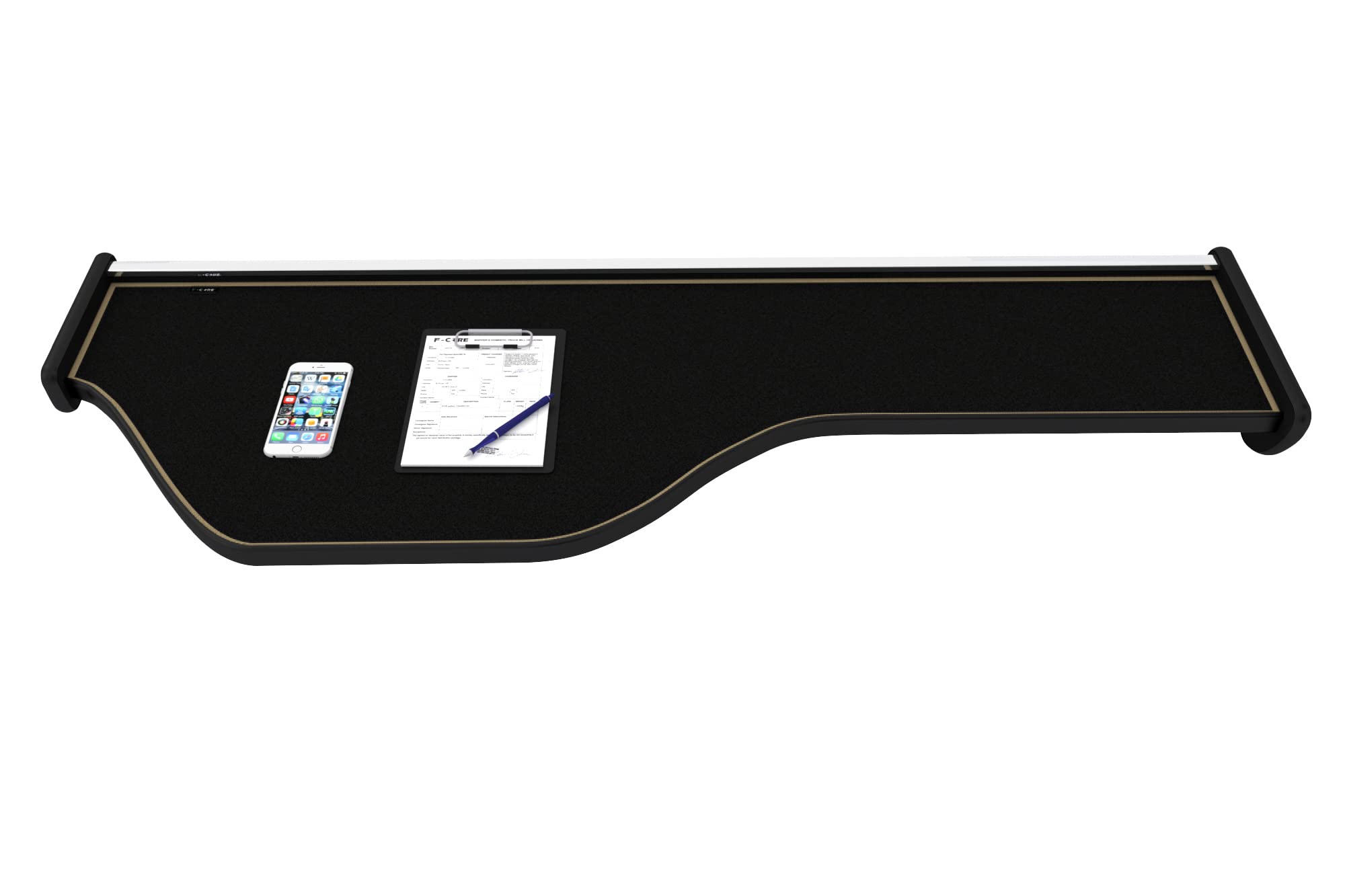 F-CORE Tavolini per cruscotto Camion Compatibile per DAF XF 106 01.14-09.21 Doppio Champagne