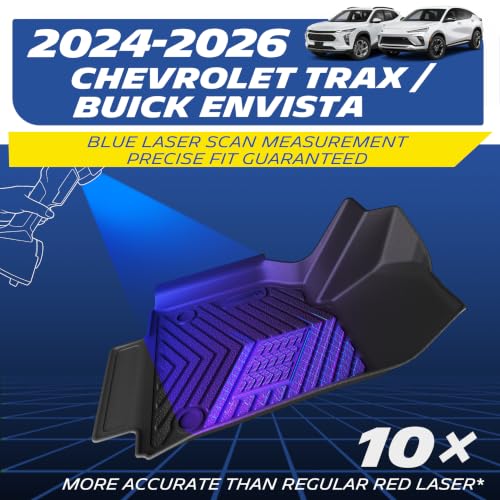 Image of Michelin Vehicle Mats, All-Weather TPE Custom Fit Liner for 2024-2026 Chevy Trax /Buick Envista (3 Piece), Premier