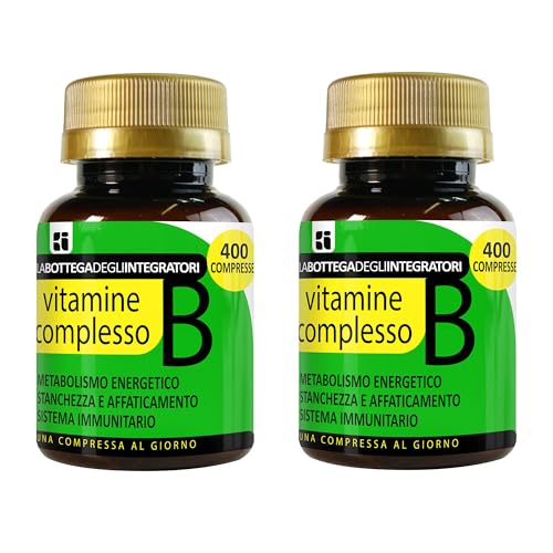 VITAMINAS DEL COMPLEJO B | 800 Comprimidos, 1 al día | Apto para vegetarianos | Dosis alta de vitaminas del grupo B | Cansancio y fatiga | Sistema inmunitario | Energía | Belleza capilar y de la piel