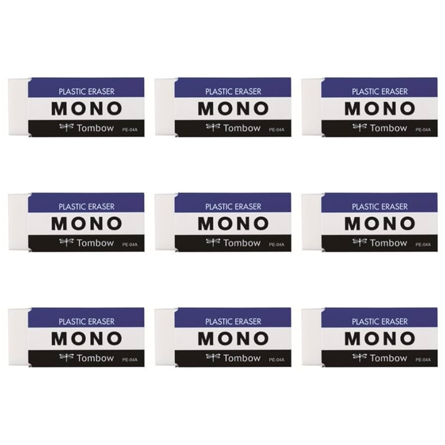 Amazon.co.jp: トンボ鉛筆 MONO 消しゴム PE04 小学生から (低