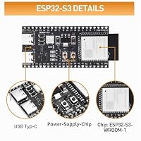 3 stücke für ESP32 S3 DevKitC 1 N16R8 für ESP32 S3 1 N16R8 Entwicklungsboard WiFi Bluetooth 5.0 Mesh Entwicklungsboard [ Pins sind verlötet ] – Ansicht 4