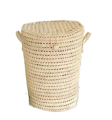 Panier à linge osier, Panier à linge avec couvercle, Corbeilles à linge sale, Caisse de rangement osier