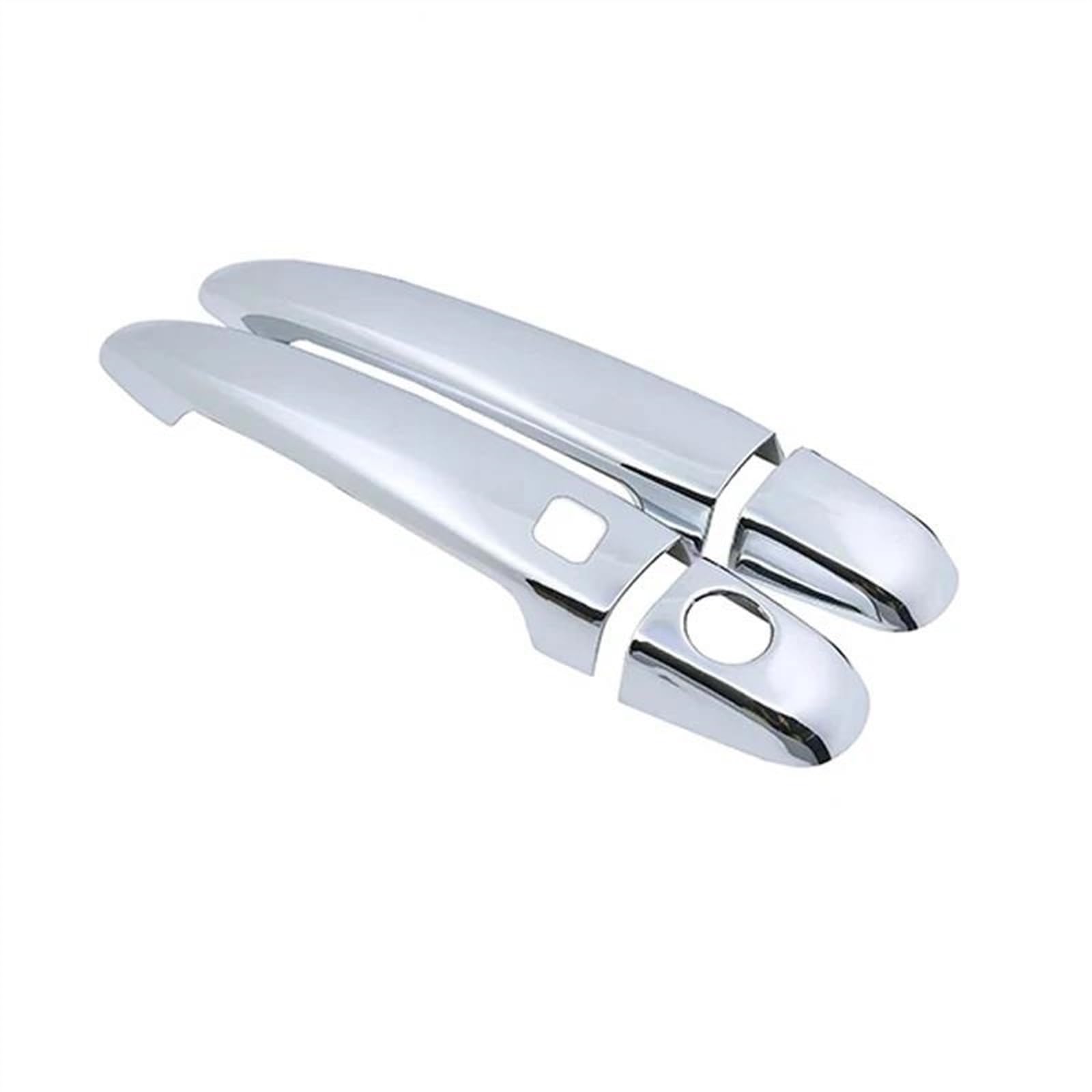 Csspdm Chrome A Car Door Handles Covers Exterior Scratch Protective For Toyota For Camry 40 For Daihatsu-Altis Xv40 2007~2011(Chrome A)