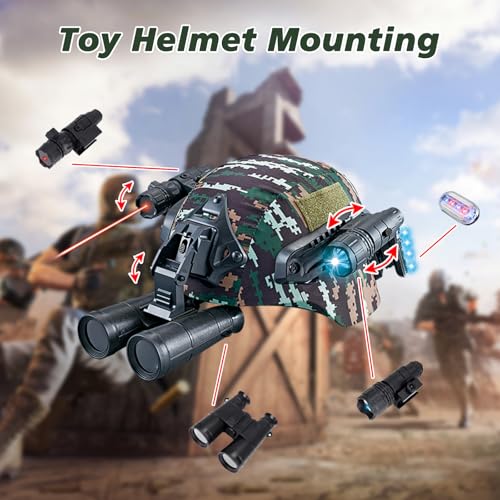 Disfraz militar para niños con accesorios y casco miniatura 4
