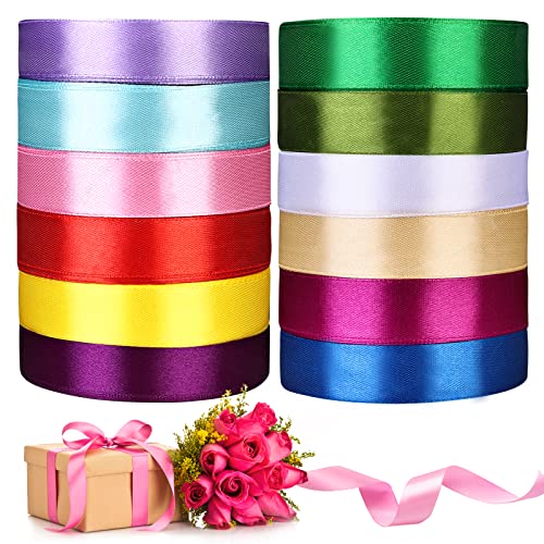 Acheter Ruban En Satin De Soie De 25 Yards, Emballage Décoratif Pour Fête De Mariage