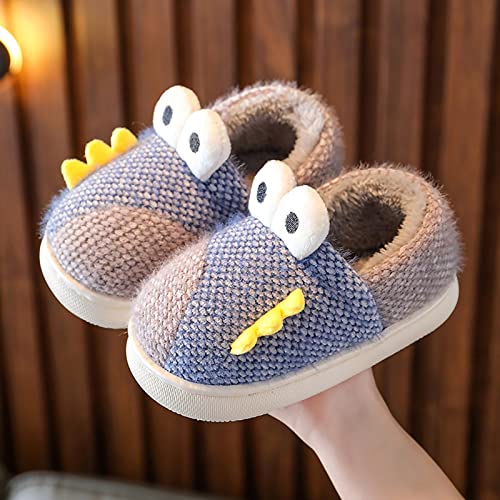 Kids Dinosaur Slippers for Boys Girls Winter Comfy Soft House Shoes Fuzzy Cozy Bedroom Home Sandals Girl House Slipper2