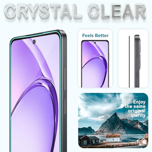 Image of ArmourPro Military Grade Gorilla Tempered Glass Screen Protector Compatible for Oppo A3 Pro, A3x and Oppo 12X with Edge to Edge Coverage, Cable Protector and Easy Installation kit (6.7 Inch)