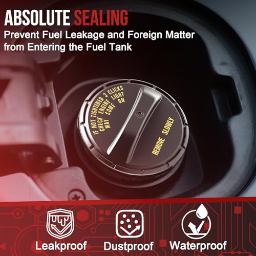 YITHSWAY Gas Cap Fuel Cap for 2001-2006 Honda S2000 Insight Civic CR-V Element, Replaces 17670-S5A-A32 17670S5AA32 Fuel Tank Caps