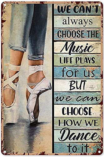 Ballet Diamond Art Kits for Adults,We Can Choose How We Dance to It DIY 5D Diamond Painting Kits for Beginners, Round Full Drill Diamond Dots Paintings for Adults Crafts Home Decor 12X12 Inch