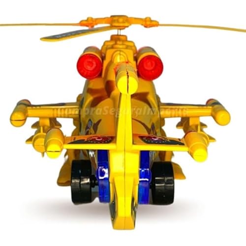 Helicóptero De Brinquedo Infantil Com Som E Luz Bate E Volta