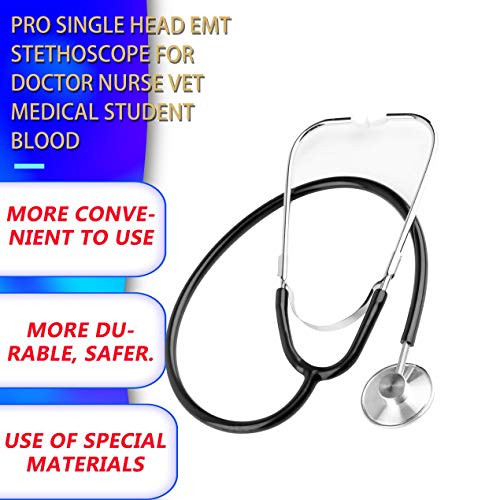 DBSUFV Enkele kop medische cardiologie Leuke EMT-stethoscoop voor dokter Verpleegkundige Dierenarts Medische student… - Image 4