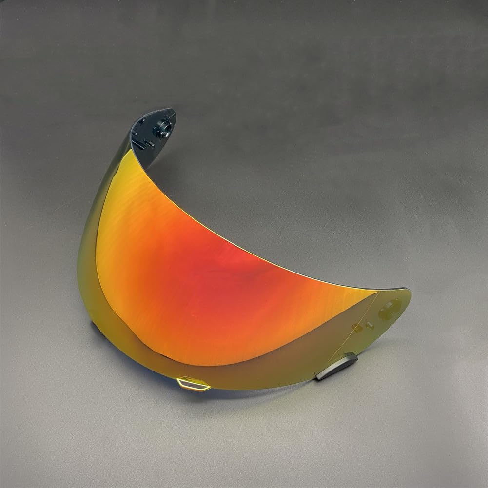 Helmet Shield Click Release for BELL Star Vortex Revolver RS-1 Visor Uv Protection Helmet Accessories (Revo Deep Red)