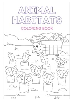 Paperback ANIMAL HABITAT COLORING BOOK