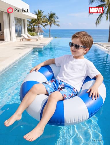 Image of Disney Stitch Spiderman Star Wars Cars Toy Story Mickey Boy Swim Trunks UPF50+Swim Shorts Compression Liner & Quick-Dry 6M-9Y