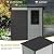 DWVO 5x3ft Resin Outdoor Storage Shed with Floor, Waterproof Lockable Storage Shed with Window, Plastic Outside Tool Storage for Garden, Backyard Patio