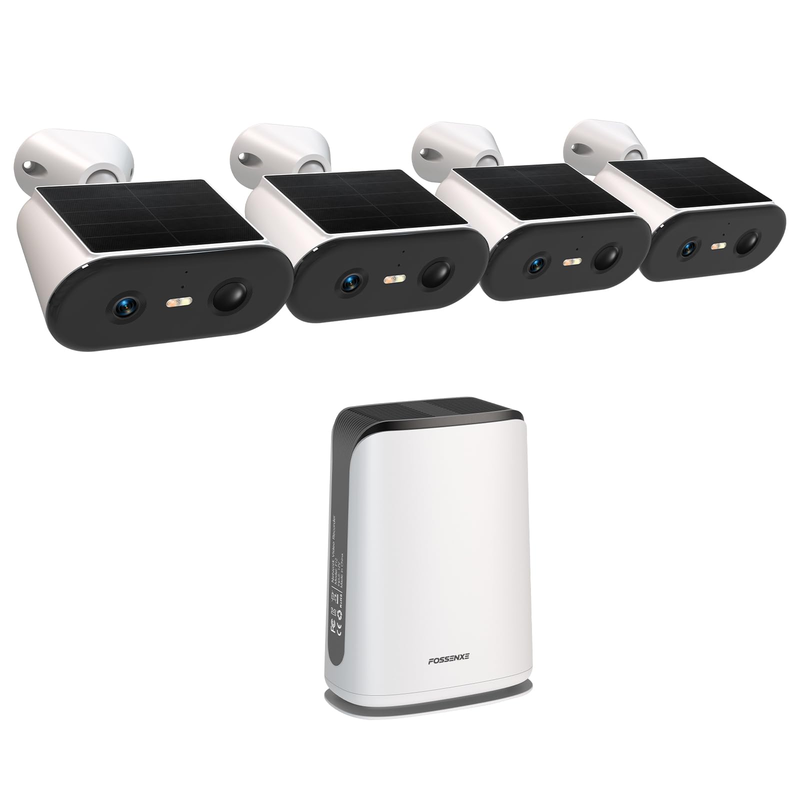 2K Camera Surveillance WiFi Exterieure sans Fil Solaire, 166° PIR