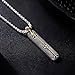 GTMJ Damascus Pendant Necklace for Men Women-Hypoallergenic 316L Stainless Steel with Silver Steel Box Chain The Best Necklace Gift