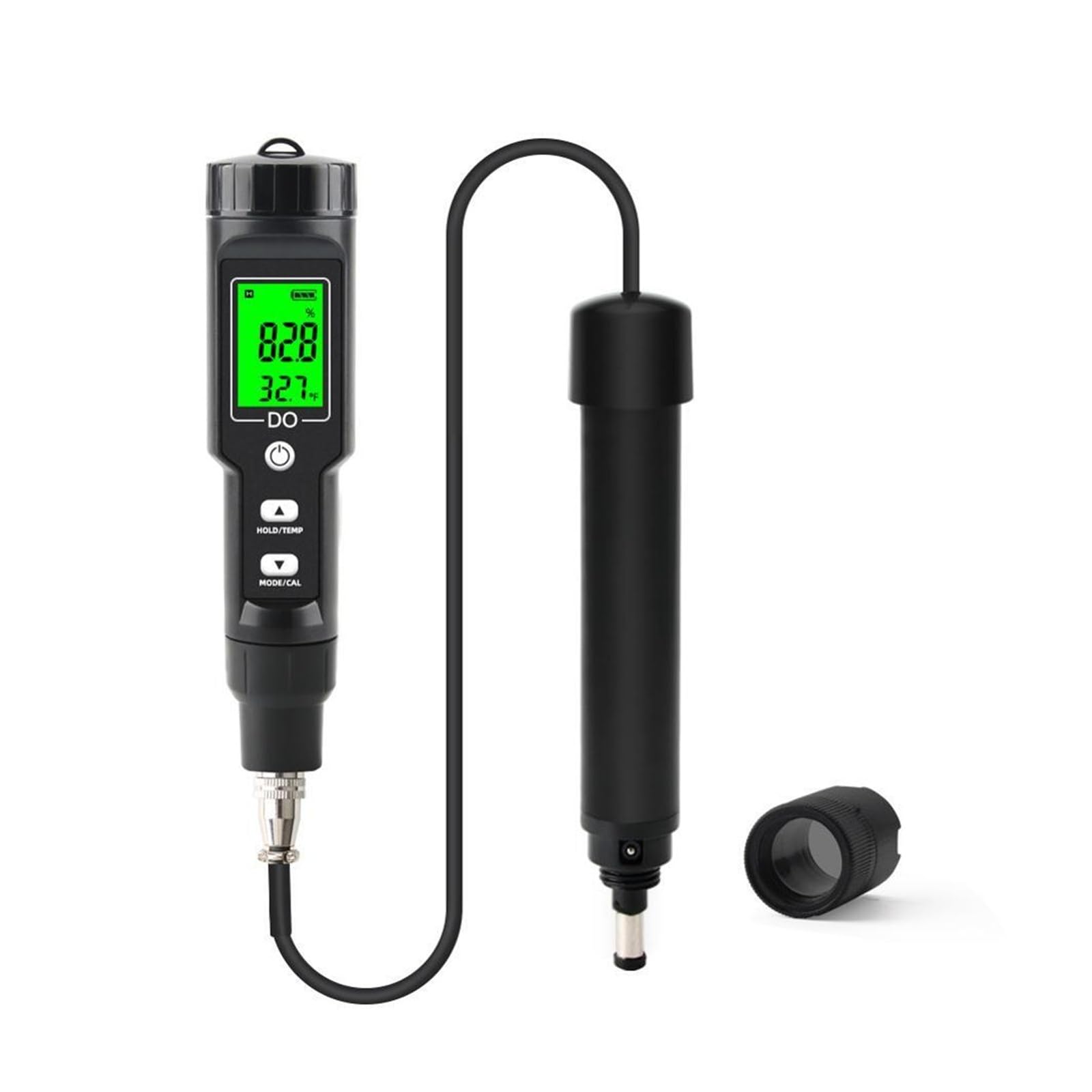JVDDI Digital Dissolved Meter 0.0-40.0 /L Waterproof ATC 0.0-300.0% DO Tester Water Quality Detector
