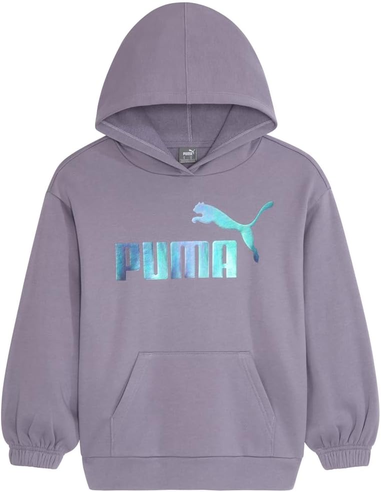 Sudadera con capucha Puma Vibe Pk Ctn de forro polar para niña