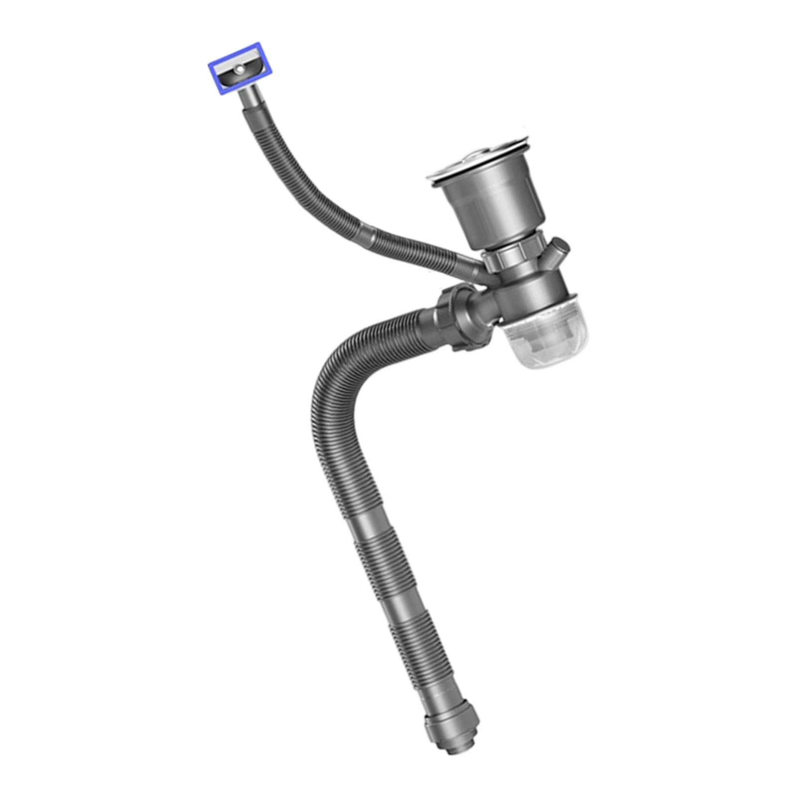 CUNZJIA Anti Odors Sink Drain Pipe Set Space Saving Deodorants Filter Kitchen Sink Drainage Pipe for Under Sinks Plumbing