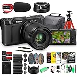 Nikon ZR 6K Cinema Camera with NIKKOR Z 35mm f/1.4 Lens | Full-Frame Mirrorless, REDCODE & N-RAW, 6K60 Video, 32-Bit Audio, IBIS, & Dual ISO | Great for Film and Content + Microphone + 2X 64GB Card