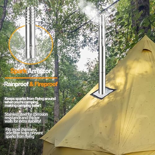 AVOFOREST Wood Stove with Tall Feet