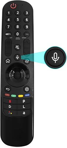 Control remoto de voz de repuesto para LG Smart TV OLED QNED NANOCell UHD Series 2022-2019, control remoto mágico AN-MR22GA con función de puntero