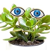 Tuitessine Resin Plant Eyes Stakes Set of 2, Eyeball Garden Plant Accessory, Evil Eye Plant Picks...