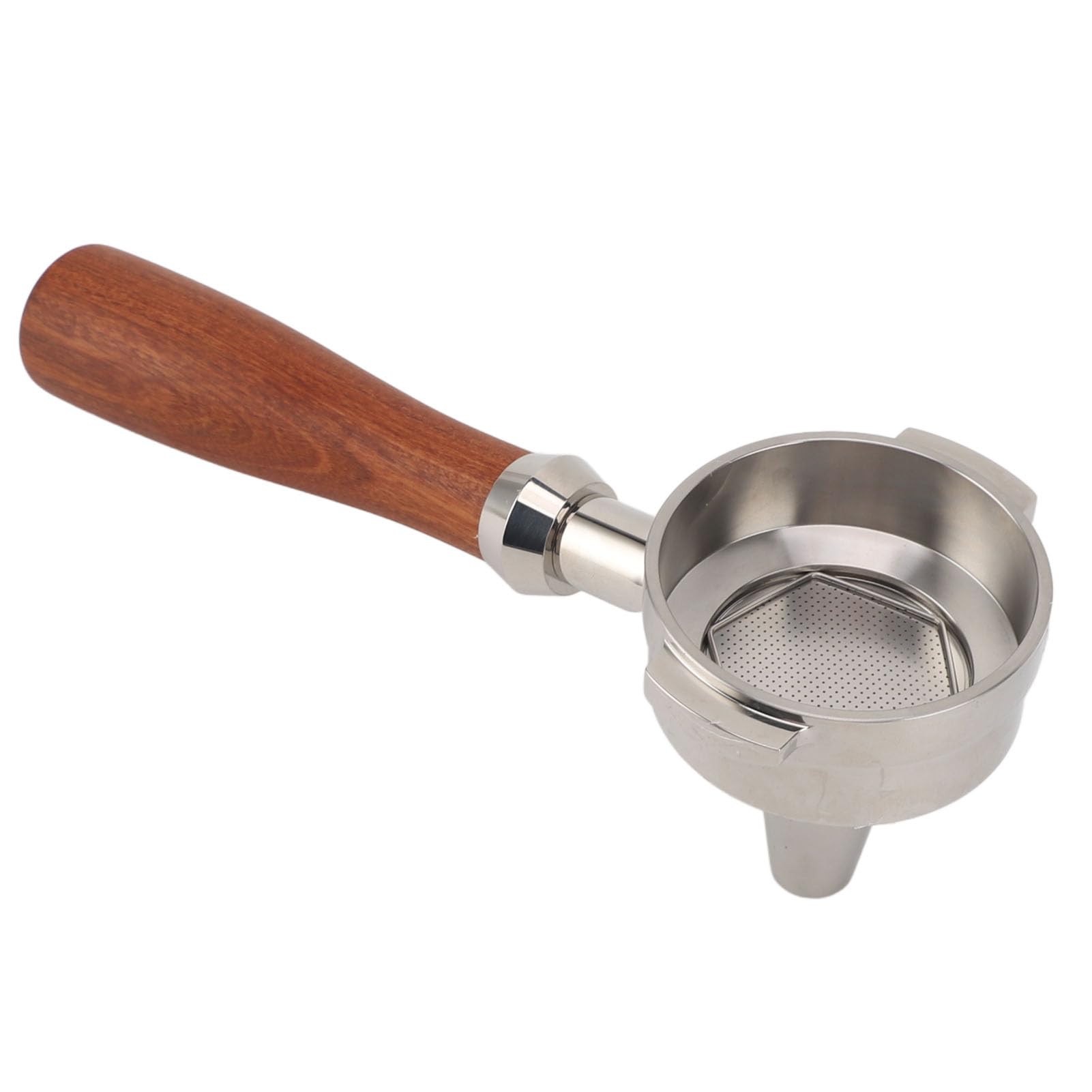 Aramox 58-mm-Siebträger, Edelstahl 304 mit Holzgriff, Professionelles Kaffeezubehör für Expobar GA Pandorra XLVI (Cuibourtia D-Schnalle)